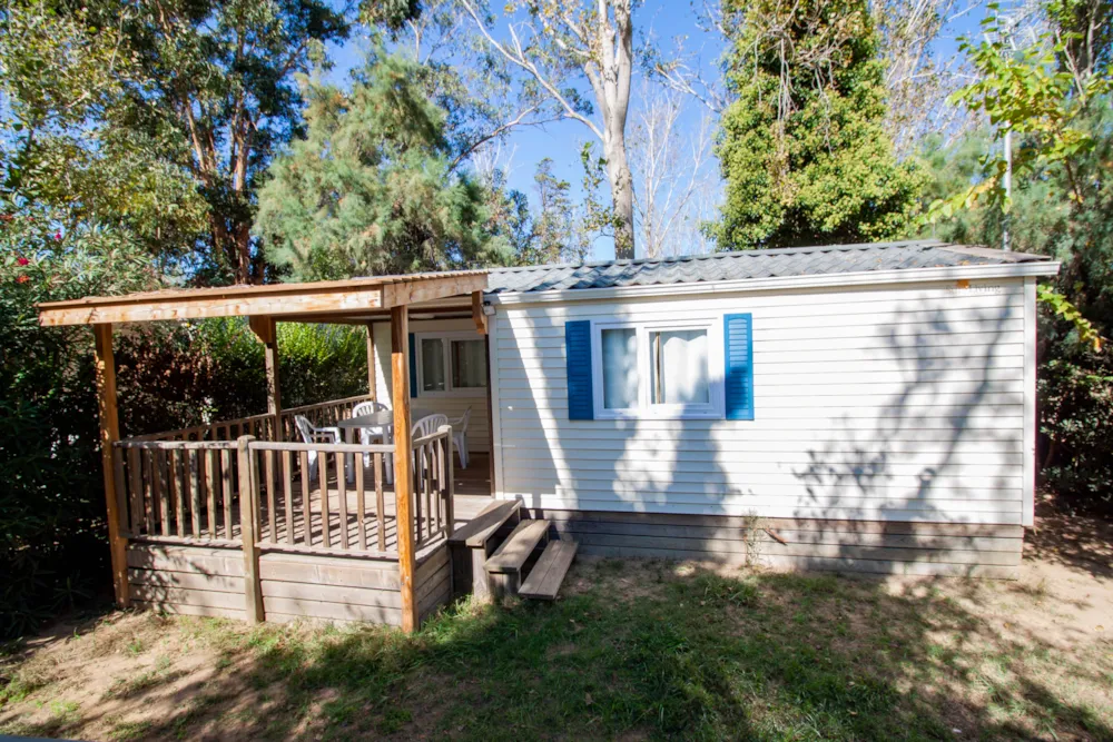 Location - Bungalow Mediterranee - 2 Chambres - Terrasse - Camping Le Palais de la Mer