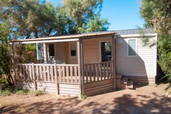 Mietunterkunft - Bungalow Pacifique - 3 Zimmer - Tv - Klimaanlage - Camping Le Palais de la Mer