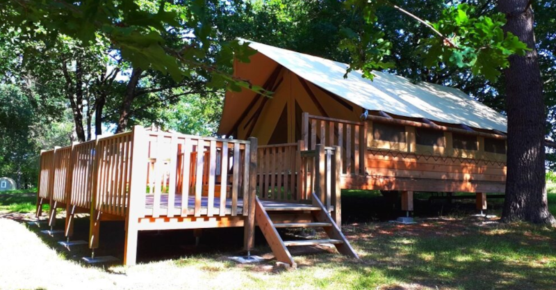 Zelt-Hütte - 40m² - 2 Schlafzimmer