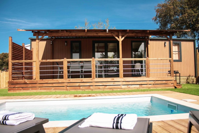 Mobil-Home Prestige Côté Vignes - Piscine