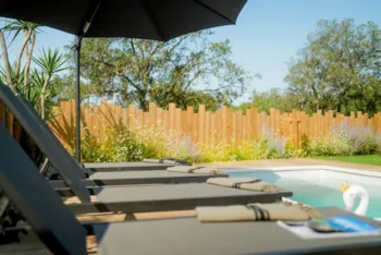 Location - Mobil-Home Prestige Côté Vignes - Piscine - Arrivée Dimanche - Camping des Mûres
