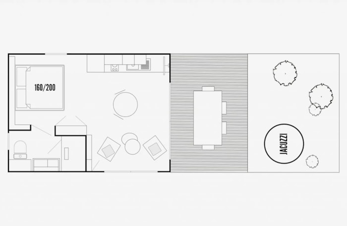 Mobil-Home Prestige Côté Vignes Jacuzzi