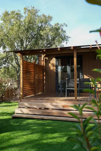 Location - Mobil-Home Prestige Côté Vignes - Camping des Mûres