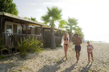 Location - Mobil-Home Confort Plus Côté Plage 1Er Rang - Camping des Mûres