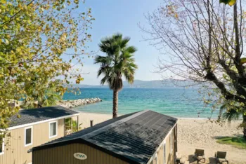 Location - Mobil Home Prestige Côté Plage 1Er Rang - Camping des Mûres