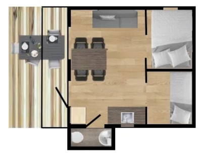Family Cottage Type D 25m²