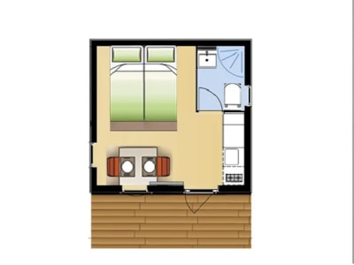 Motel Cottage type E 18m²