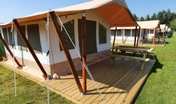 Mietunterkunft - Safarizelt 15M² - Tornby strand camping - Hirtshals