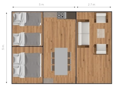 Safari tent 25m²