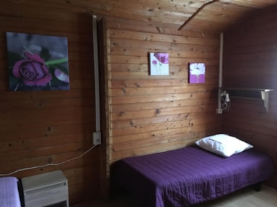 CHALET PMR COMFORT 1 room  air-conditioned  - 35m2 + covered terrace of 14m2 - HOUSEHOLD INCLUDED*