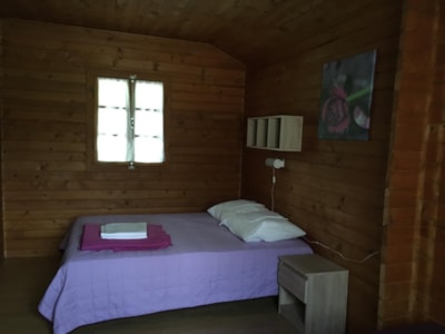 CHALET PMR COMFORT 1 room  air-conditioned  - 35m2 + covered terrace of 14m2 - HOUSEHOLD INCLUDED*