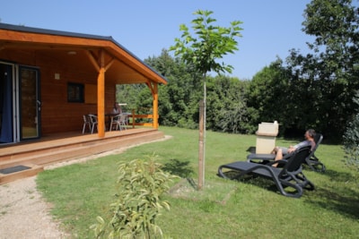 CHALET PREMIUM 2 air-conditioned rooms -35m2+terrace 17m2-Cleaning*, linen, towels included