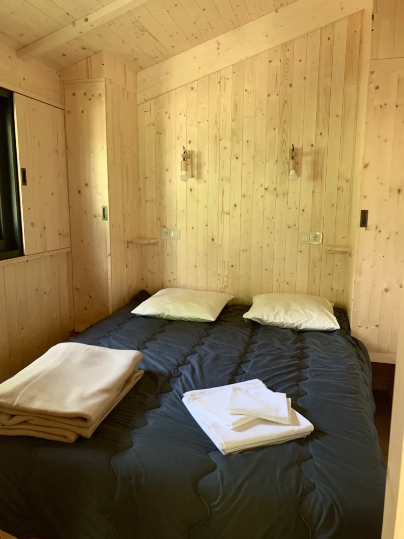Cabane Lodge Premium 2Ch - Clim-Lv -Tv-Bbq- Ménage*,Draps,Draps De Bain- 40M2 Terrasse Couverte 13M2