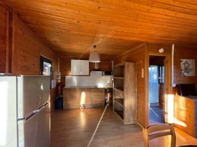 CHALET LOFT air-conditioned - 35m2 - 14m2 covered terrace - HOUSEHOLD INCLUDED*