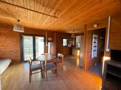 CHALET LOFT air-conditioned - 35m2 - 14m2 covered terrace - HOUSEHOLD INCLUDED*