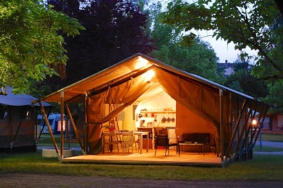 Lodge Safari Standard 35m² 2 bedrooms + sheltered terrace 10m² + WC