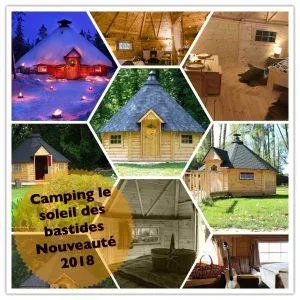 Cabane Kota Finlandais 17M² 1 Chambre + Terrasse + Wc