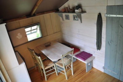 Swedish hut Confort 25m² 2 bedrooms + sheltered terrace