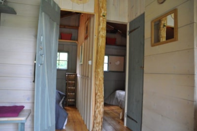 Swedish hut Confort 25m² 2 bedrooms + sheltered terrace