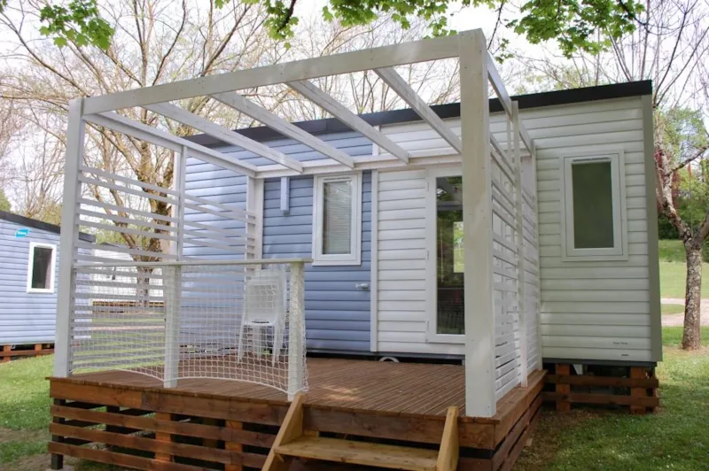 Mobil Home Confort 25M² 2 Chambres + Terrasse Couverte 10M²