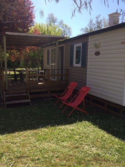 Mobile home Confort 27m² 2 bedrooms + sheltered terrace 12m²