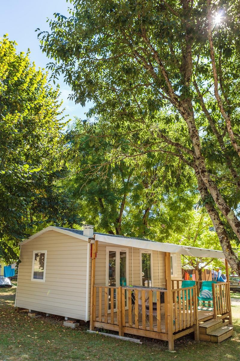 Mobil home 26m2 + terrasse couverte.