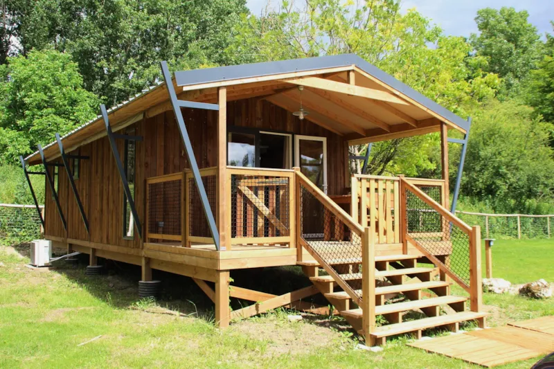 Lodge Vip Premium 32M² 2 Chambres + Terrasse Couverte 11M² + Lv + Clim