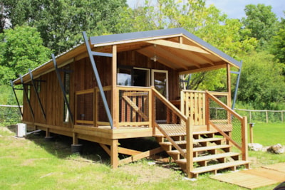 Lodge VIP Premium 32m² 2 bedrooms + sheltered terrace 11m² + with air-conditioning
