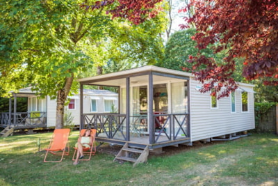Mobile home Lodgia Confort 27m² 2 bedrooms + sheltered terrace 10m² + with air-conditioning