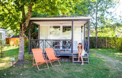 Mobile home Lodgia Confort 27m² 2 bedrooms + sheltered terrace 10m² + with air-conditioning