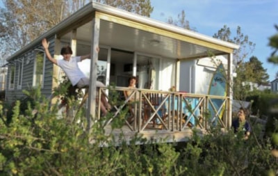 Mobile home Lodgia Confort 27m² 2 bedrooms + sheltered terrace 10m² + with air-conditioning