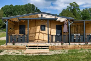 Mietunterkunft - Chalet 27 M² - Camping Le Soleil des Bastides
