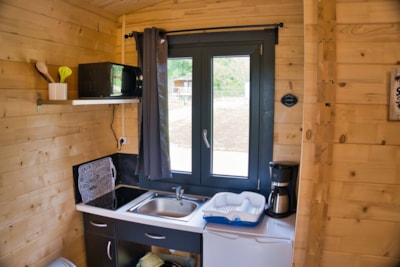 Chalet Confort 27m² 1 bedroom - 2 bathrooms + sheltered terrace + Air co + Plancha