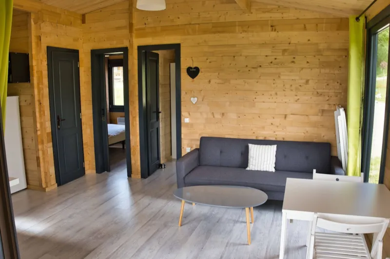 Chalet Premium 35M² 2 Chambres + Terrasse Couverte + Lv + Clim + Plancha