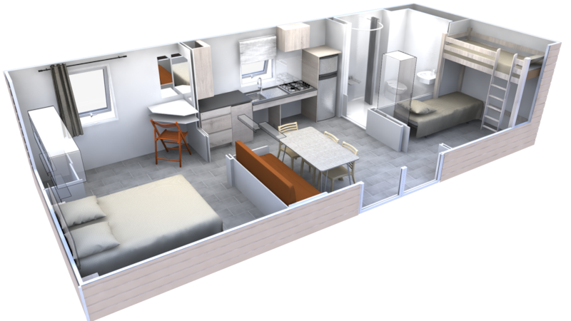 Mobilhome GRAND ESPACE ( PMR et famille)