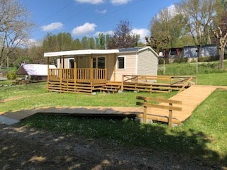 Mobile home Confort 35m² 2 bedrooms + sheltered terrace adapted to the people with reduced mobility