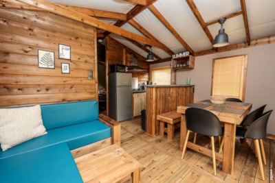 Ecolodge Premium 32m² 2 bedrooms + sheltered terrace 11m² + with air-conditioning