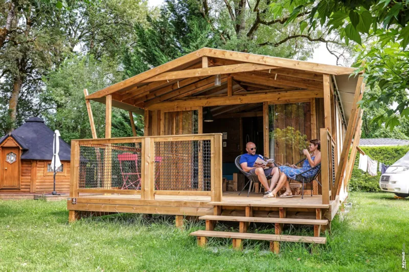 Ecolodge Premium 32M² 2 Chambres + Terrasse Couverte 11M² + Lv + Clim