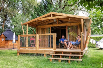 Ecolodge Premium 32m² 2 bedrooms + sheltered terrace 11m² + with air-conditioning