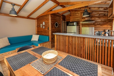 Ecolodge Premium 32m² 2 bedrooms + sheltered terrace 11m² + with air-conditioning