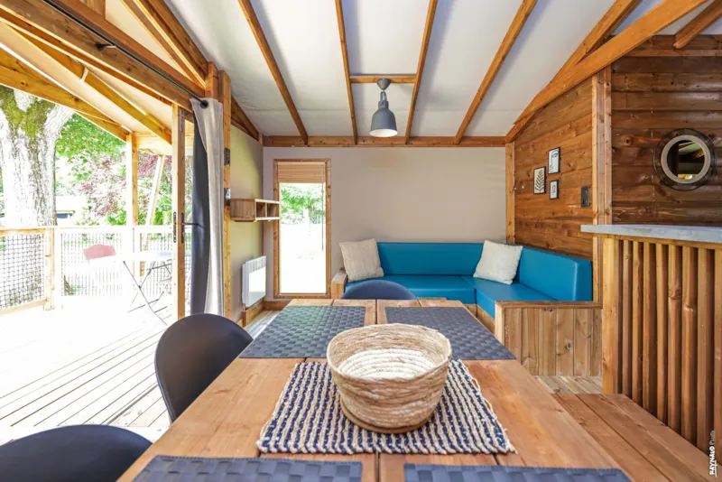 Ecolodge Premium 32M² 2 Chambres + Terrasse Couverte 11M² + Lv + Clim