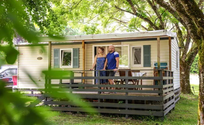 Mobil Home Confort 27M² 2 Chambres + Terrasse Couverte 12M²