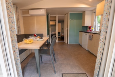 Mobile-home PREMIUM 4pers 2 bedrooms - air-conditioning, sheets, towels, sheltered terrace — 3