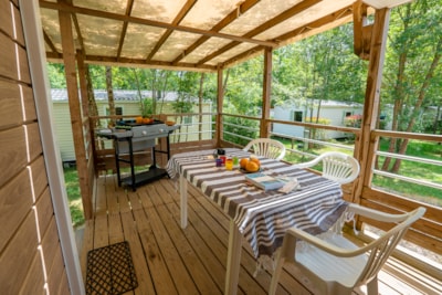 obil home PREMIUM 6pers 3 bedrooms - sheltered terrace — 4