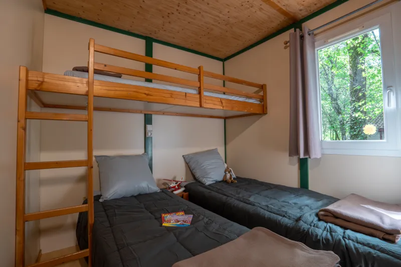 Bungalow Confort 5Pers 38,50M² Avec Terrasse Couverte 2 Chambres Situation Ombragé Et Mi-Ombragé