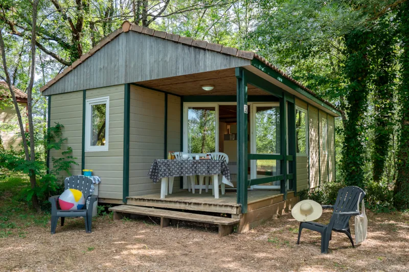 Bungalow Confort 5Pers 38,50M² Avec Terrasse Couverte 2 Chambres Situation Ombragé Et Mi-Ombragé