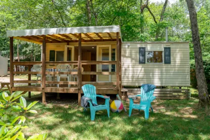 Mobilhome Rétroc 38M² Terraza Cubierta 2 Habitaciones