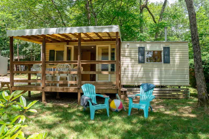 Mobil Home Eco 4Pers 38M² Avec Terrasse Couverte 2 Chambres,