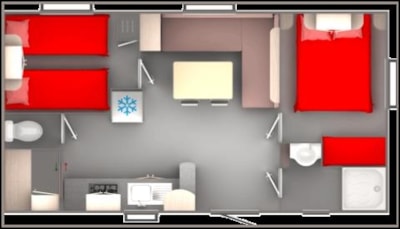 Mobile home Confort 2 bedrooms — 7