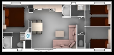 Mobile home Privilège 3 bedrooms — 1